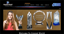 Desktop Screenshot of crystalworldawards.com